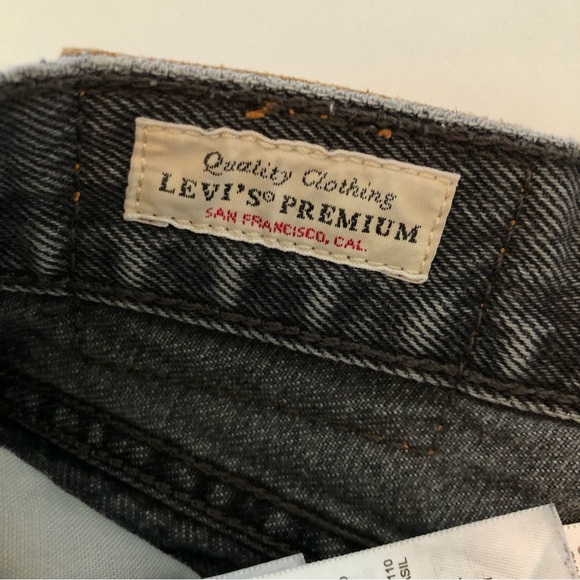 Levi’s 501 Button-fly Black Jeans Women’s W28 L32, Straight Leg Classic Mid-Rise - Picture 6 of 17